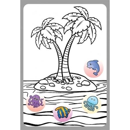 יצירה החיים בים + מדבקות GL