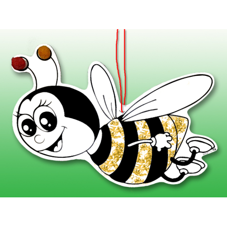 יצירה דבורה עם מדבקות וסול גרוס 1/36