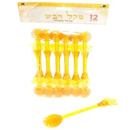 12 מקלות דבורה פלסטיק