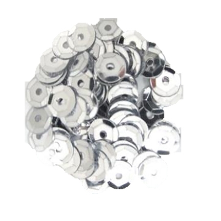 פייטים כסף מתכתי – 100גר' SK