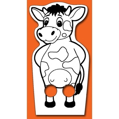 חיות על אצבעות - פרה