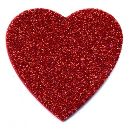 קישוט קיר סול נוצץ לב GL1/6