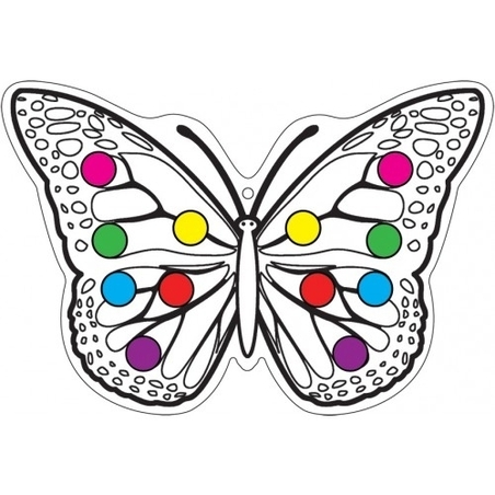 יצירה פרפר + מדבקות GL