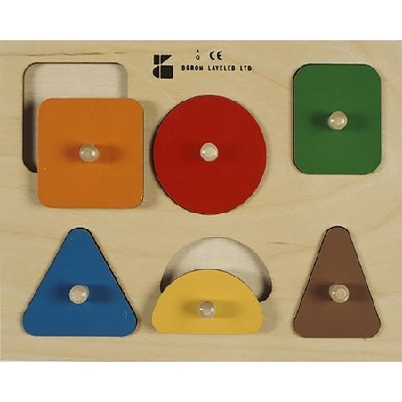 פאזל צורות גיאומטריות DL