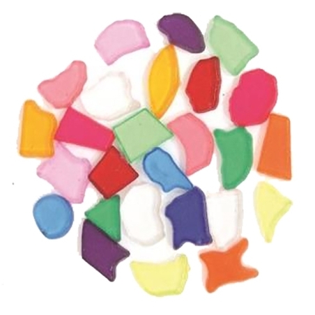 מוזאיקה – שקוף צבעוני מגוון צורות