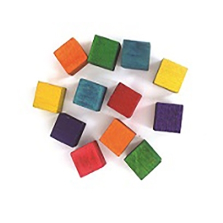 קוביות עץ צבעוני 72 יח' SK