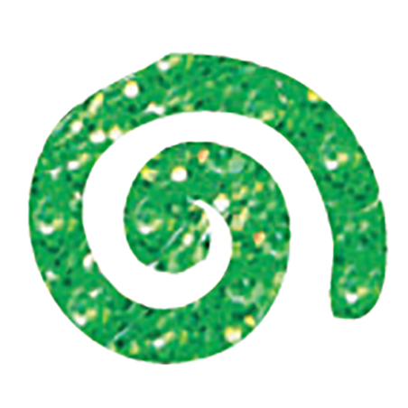 צבע טריפ אקריליק נוצץ ירוק בהיר ספרקלס SK