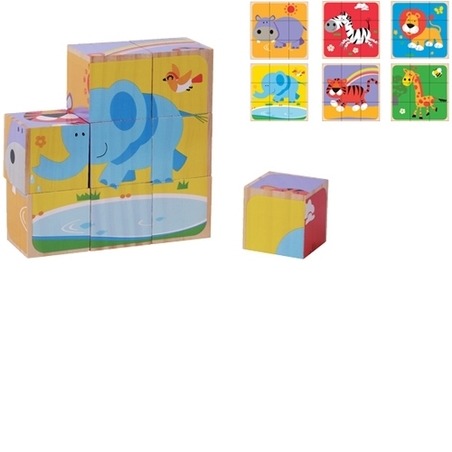 פאזל חיות בר קוביה