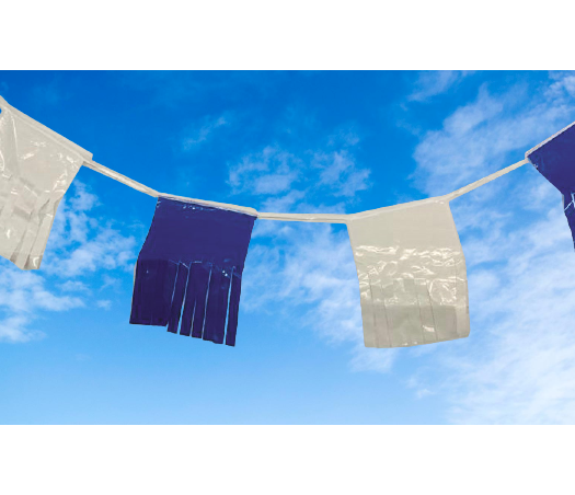 שרשרת פרנזים 30/40 כחול לבן 50 מטר