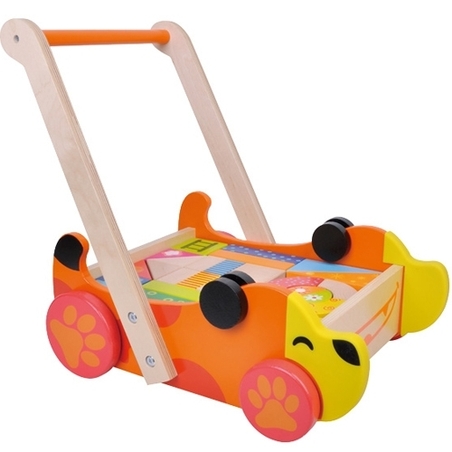 עגלת עידוד הליכה ידית כלב