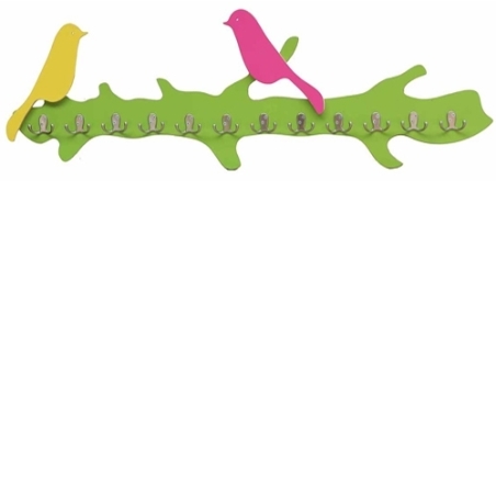 מתלה דקורטיבי לקיר - ציפורים  NG