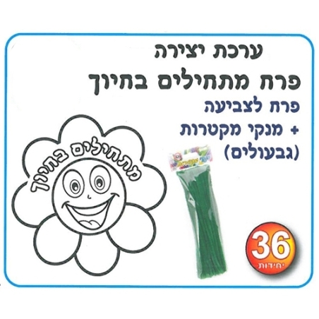 ערכת יצירה - פרח מתחילים בחיוך