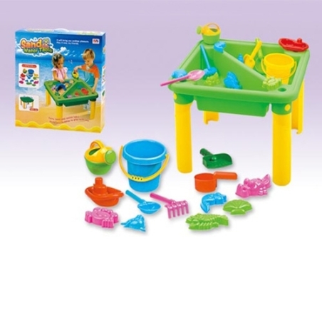 שולחן חול / מים כולל אביזרים