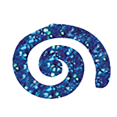 צבע טריפ אקריליק נוצץ כחול ספרקלס SK