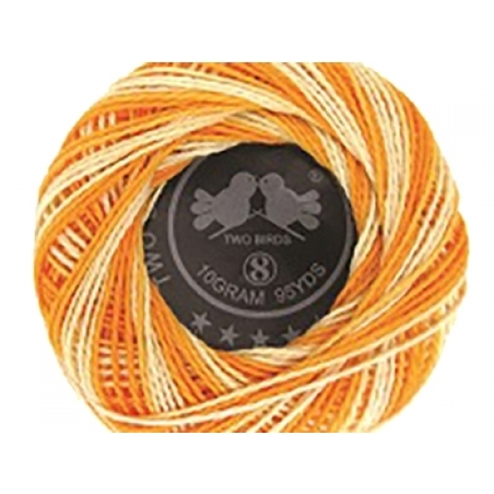 חוט רקמה מתחלף כתום-צהוב SK