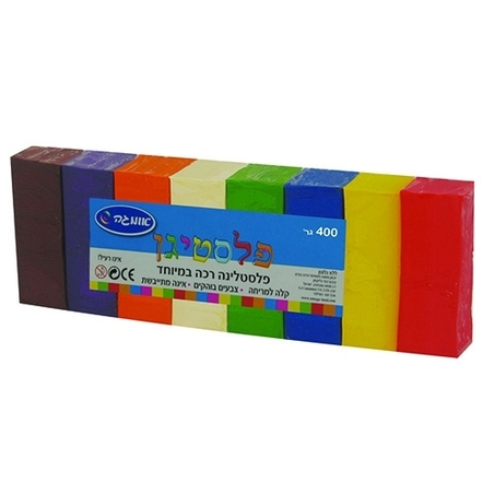 פלסטלינה 8 צבעים OM