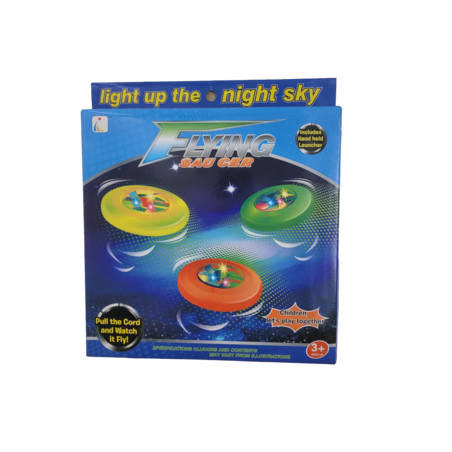 צלחת מעופפת עם אורות