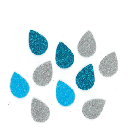 מדבקות סול נוצץ טיפות 70 יח'