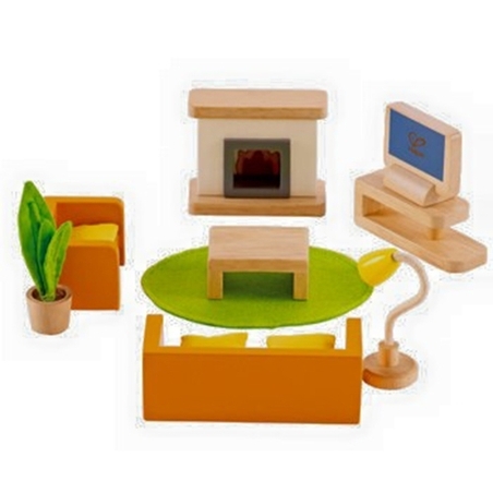 חדרים לבית בובות מעץ  - דגמים משתנים