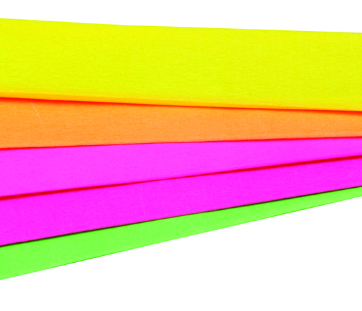 נייר קרפ זוהר 5 יחידות מעורב