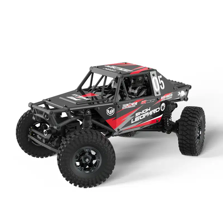מכונית זחלן UCX2405PRO 1/24 4X4 Rc Crawler, 2S Battery, RTR אדום