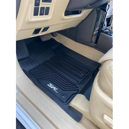 שטיחי 3w בצבע שחור ל2009-2013 טויוטה לנד קרוזר פראדו