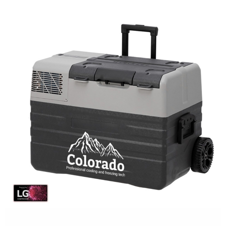 מקרר - מקפיא לרכב (טרולי) 42 ליטר מבית קולורדו עם סוללה מובנית