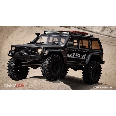 מכונית זחלן סלעים – CROSS RC EMO X2 1/8 ARTR אפור