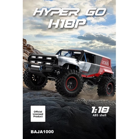 מכונית זחלן ברונקו – MJX H18P Ford Bronco Brushless 1:18th Scale Crawler 2S LiPo