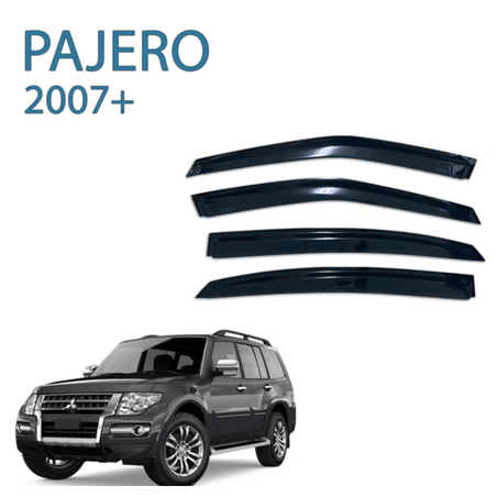 מגני רוח בהדבקה Falcon למיצובישי פאג'רו ארוך 2007+