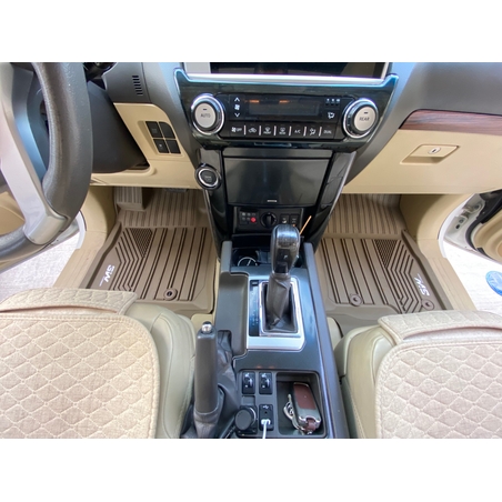 שטיח 3w בצבע בז ל2017+ טויוטה לנד קרוזר פראדו