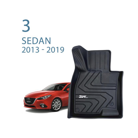 שטיחי 3w מאזדה 3 2013-2019