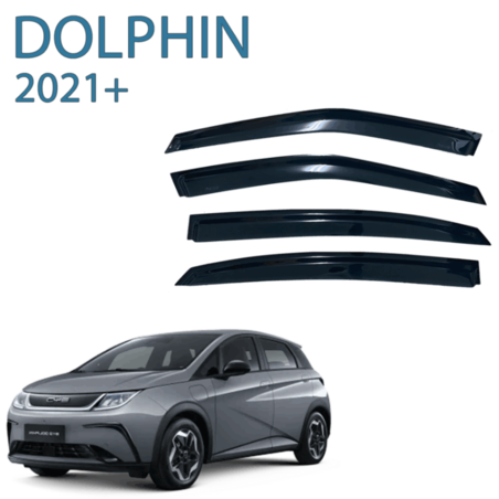 מגני רוח בהדבקה מבית Falcon עבור BYD Dolphin שנת 2021+