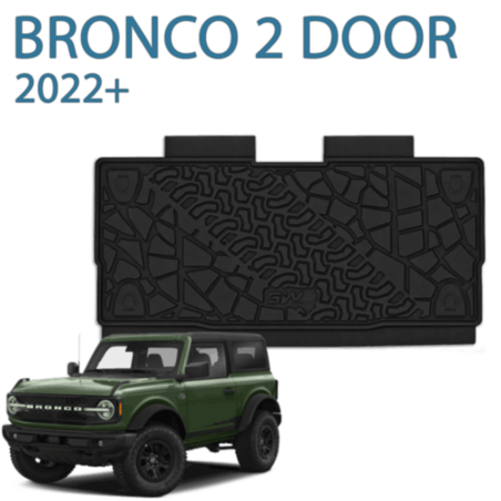 שטיח תא מטען 3W עבור פורד ברונקו 2 דלתות 2022 ומעלה