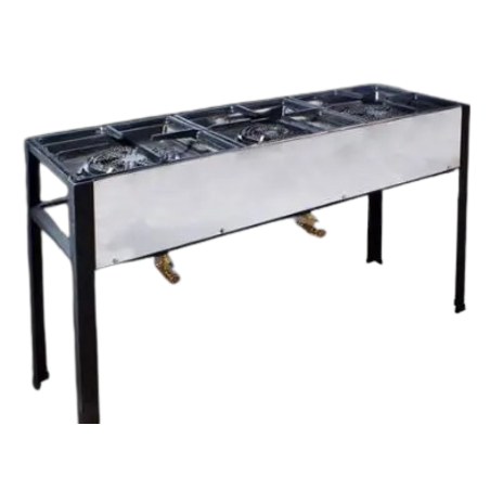 כיריים גז שלושה ראשים 120X40 גובה 75 כולל אישור מכון התקנים