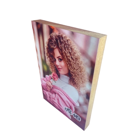 בלוק עץ עם הדפסה אישית בגודל 19X29