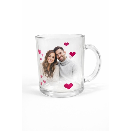 ספל שקוף בעיצוב אישי