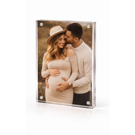 מעמד אקרילי עם תמונה בגודל 15X20 ס