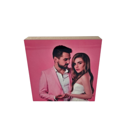 בלוק עץ עם הדפסה אישית 15X15