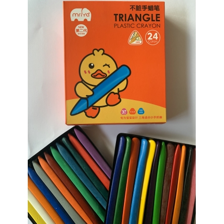 צבעי שעוה 24 צבעים