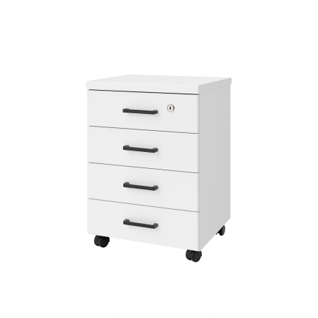 מגירות משרדיות בצבע לבן