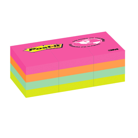 מזכריות מלבניות צבע מרקר YTS (מארז 12 יח')