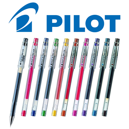 עט פיילוט c4 בצבעים שחור,אדום,כחול,ירוק