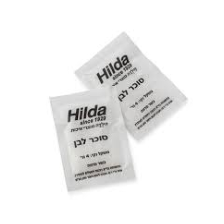 סוכר לבן -מנות אישיות 1000 יח במארז - שקיות 4 גרם