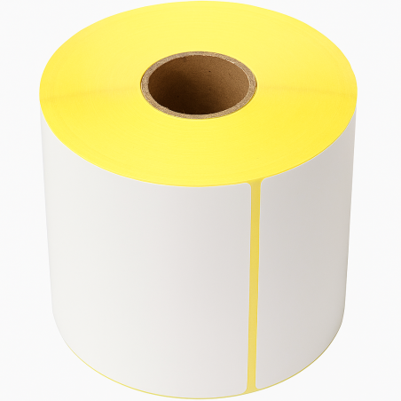 גליל מדבקות תרמיות לבנות – 100x100 מ