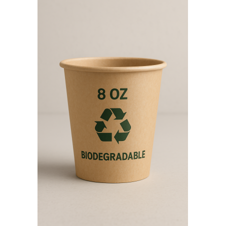 כוס 8 OZ מתכלות