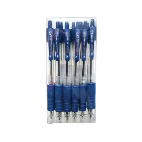 עט לחצן 1 מ״מ בצבע כחול דגם -G7 ארוז 48 יחידות