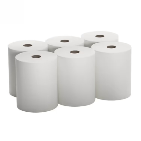 שישיית נייר מגבת סלים רול (אוטוקט) באורך 150 מטר ובמשקל 6 ק