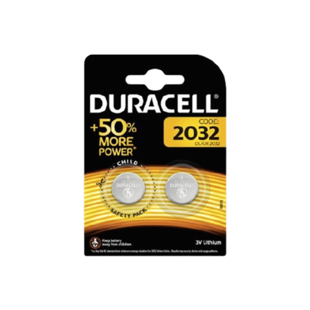 זוג סוללות ליתיום 2032 מבית DURACELL