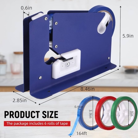 מכשיר לסגירת שקיות ניילון ( חובק שקיות) + חבילת סרטים מתנה!